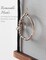 Earring Organizer Wall Monut, Display Hanging Jewelry Organizer for Studs Dangle Earrings and Necklaces Holder Rack for Women Girl Gift